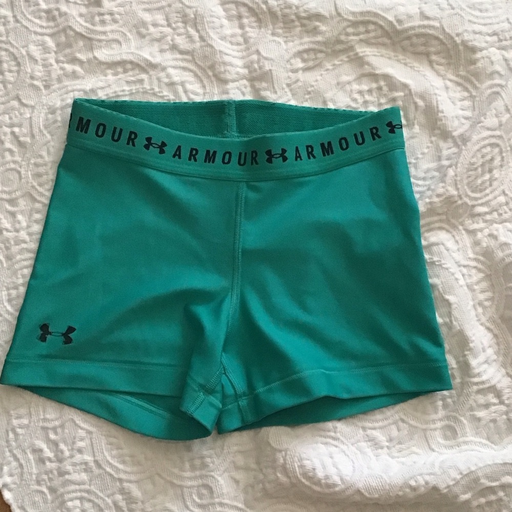 Under Armour Women's Teal Athletic Shorts